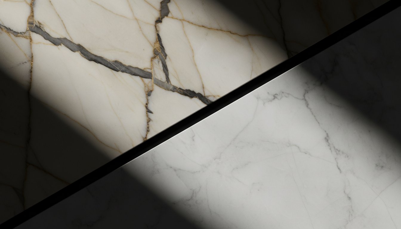 Marmo Calacatta vs Bianco Carrara: Guida alla Scelta per Progetti di Pregio (2026)