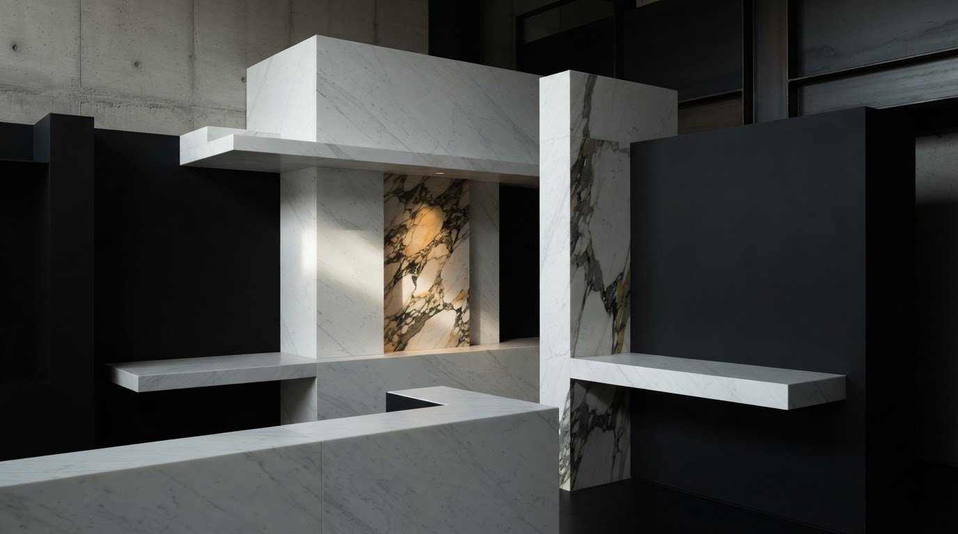 Marmo in un arredamento minimalista: come creare spazi essenziali e ricchi di carattere