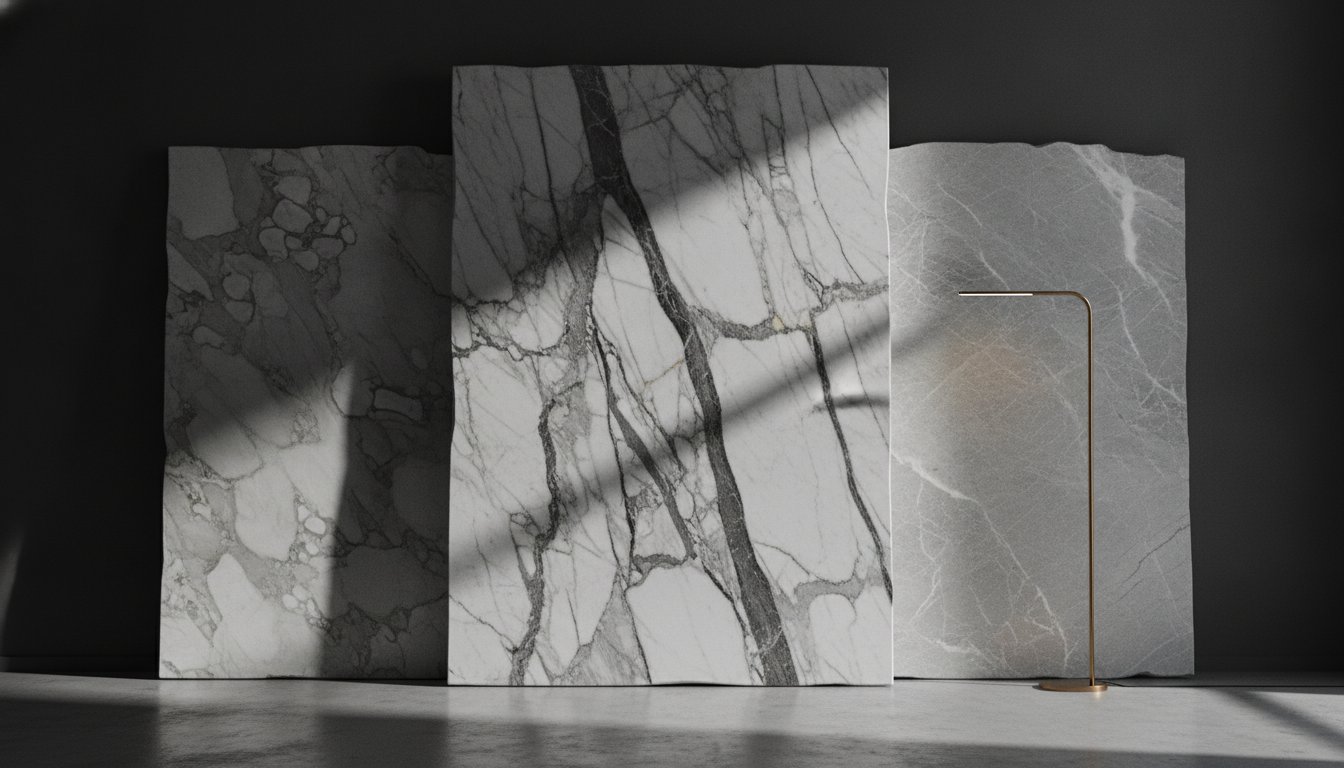 Tipi di Marmo Grigio: Guida Completa alle Varietà di Pregio per il Design 2026